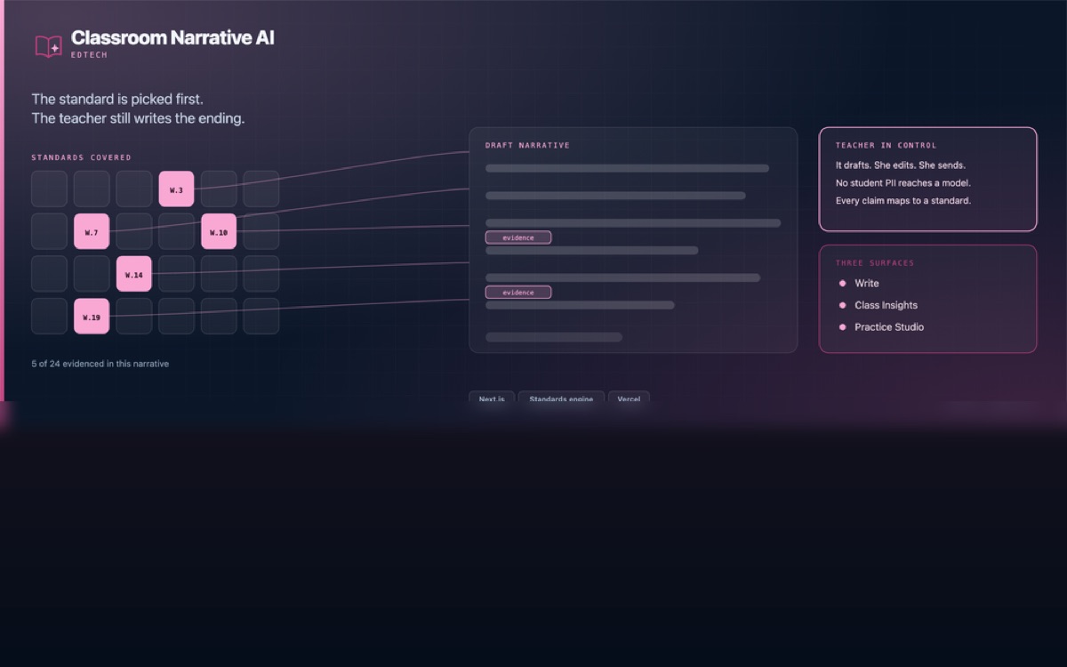 Classroom Narrative AI